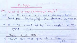 What is K  Map full explain in hindi  Karnaugh Map [upl. by Sherie653]