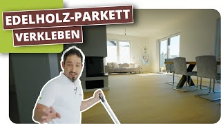 Holzboden selber verkleben [upl. by Sirraf]