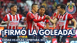 ¡LLEGÓ EL 4TO ¡GOOL DE ROBERTO ALVARADO  CHIVAS VS ATLAS  JORNADA 12  APERTURA 2023  LIGA MX [upl. by Sonni]