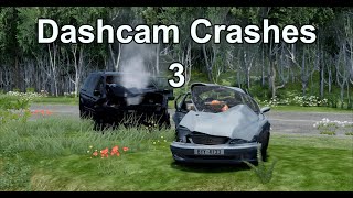 Dashcam Crashes 3  BeamNGdrive [upl. by Nannarb568]