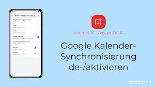 Google KalenderSynchronisierung deaktivieren oder aktivieren  OnePlus Android 14  OxygenOS 14 [upl. by Aneehsat]