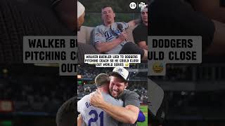 Walker Buehler is a legend for this 🤣 [upl. by Heim]