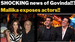 SHOCKING news of Govinda Mallika exposes actors [upl. by Rebe]