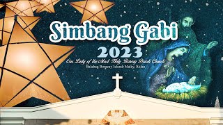 SIMBANG GABI 2023 Day 5 I Our Lady of the Most Holy Rosary Parish Church  BalabagMalay Aklan [upl. by Ayrolg]