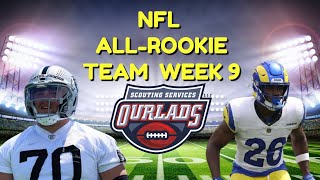 NFL AllRookie Team Week 9 [upl. by Nytsirhc]