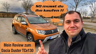 Dacia Duster TCe 130 2020  So musst du ihn kaufen  FULL Review  TEST [upl. by Yorztif]