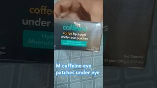 Mcaffeinehydrogel under eye patchesviralvideo makeup skincare review beauty skincareroutine [upl. by Engleman]