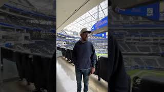 First time at SoFi Stadium 🏈 larams dallascowboys suite [upl. by Dene517]