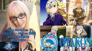 Erika Harlacher Interview  Otakon 2019 [upl. by Dnomad]