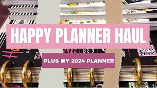 Happy Planner Haul PLUS My 2024 Planner [upl. by Tawney469]