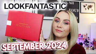 SNEAK PEEK LOOKFANTASTIC BEAUTY BOX SEPTEMBER 2024 UNBOXING  MISS BOUX [upl. by Ahseyd]