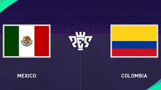 Colombia 🇨🇴 vs México 🇲🇽😀  PES 2021  AMISTOSO 2023 [upl. by Harrad]