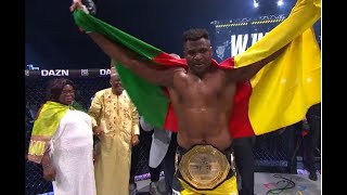 Francis Ngannou en Larmes après sa Victoire au PFL  Un Discours Chargé dÉmotions [upl. by Rhyne]