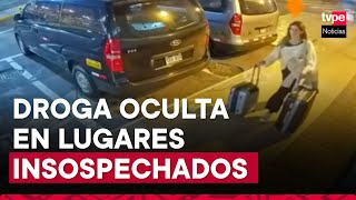 Aeropuerto Jorge Chávez así buscaban trasladar droga a París [upl. by Itra]