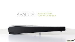 ABACUS  ACTUADOR PARA PUERTAS DE BATIENTE  COMUNELLO  Gate Automation [upl. by Lehsreh161]