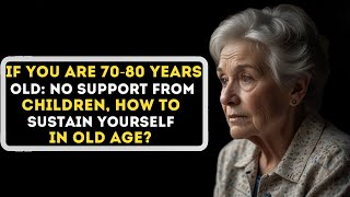 If You Are 7080 Years Old No Support from Children How to Sustain Yourself in Old Age [upl. by Keldah222]