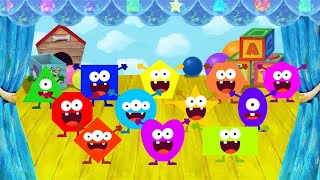 The Happy Shape Song Shape Song for Kids  Learn Shapes [upl. by Davida]