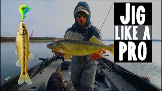 How To Jig Walleyes Like A Pro [upl. by Llennaj]