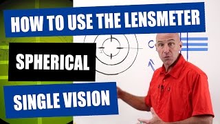 How To Use The Lensmeter  A Simple Spherical SingleVision Lens [upl. by Raouf]