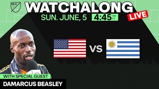 LIVE USA vs Uruguay  Special Guest DaMarcus Beasley [upl. by Rhianon]