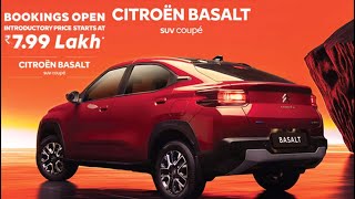 Citroën Basalt A Stylish Coupe SUV [upl. by Eanaj]