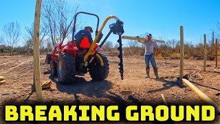 The Build Begins  1 Acre Micro Homestead Build [upl. by Eilak212]