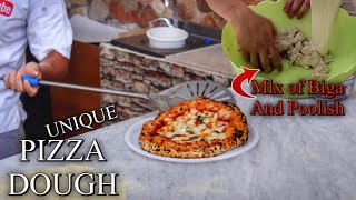 We Experimented PIZZA DOUGH 100 MIX of Poolish and Biga Together [upl. by Christis131]