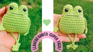 LLAVERO RANITA A CROCHET 🐸 [upl. by Chamberlain787]