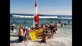 2022 Polar Bear Plunge In Seaside Heights New Jersey [upl. by Fronnia]