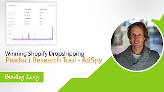 Winning Shopify Dropshipping Product Research Tool  AdSpy [upl. by Newcomb662]