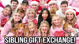 SiBLiNG GIFT EXCHANGE w 16 KiDS 2022 🎁 [upl. by Nwahser]