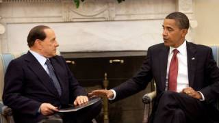 President Obama Meets with Italian Prime Minister Berlusconi [upl. by Hanikas300]