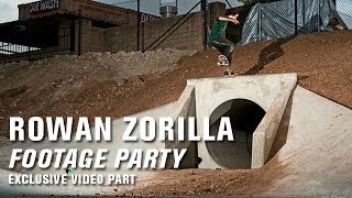 Rowan Zorilla Footage Party Video Part  TransWorld SKATEboarding [upl. by Ynoep]