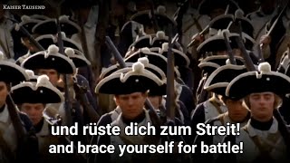 quotDer Hohenfriedberger Marschquot– German Military Army March With lyrics [upl. by Atinar]