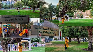 Al Mahatta Park Sharjah Mahatta parkchildrens parkgittashinto [upl. by Leasi]