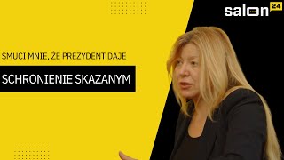 Katarzyna Ueberhan Smuci mnie że prezydent daje schronienie osobom skazanym [upl. by Issirk]