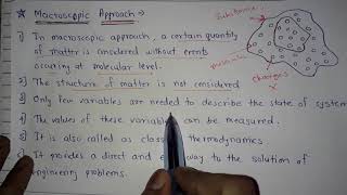 Macroscopic Approach amp Microscopic Approach  Thermodynamics [upl. by Norward880]