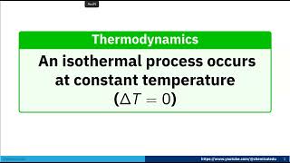 Understanding Isothermal Processes Constant Temperature ΔT0 Dynamics isothermalprocess [upl. by Ennovaj]