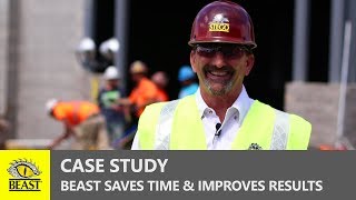 BEAST SCREED  Concrete Contractor Lowers Costs and Saves Time with Better Results [upl. by Vizza153]