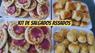 🚨KIT DE SALGADOS ECONÔMICO DE R10000🤑 PARA 20 PESSOAS PRODUÇÃO [upl. by Kilby]