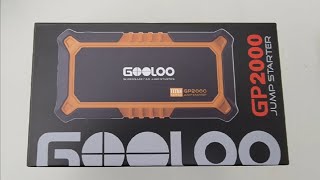 gooloo gp2000 jump starter kit [upl. by Aicekal]