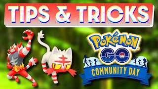 LITTEN COMMUNITY DAY TIPS amp TRICKS  POKÉMON GO [upl. by Darbee470]