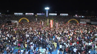 Must see！Eisa dance parade Michijunee ｜Festivals in Okinawa Prefecture [upl. by Kutzenco854]