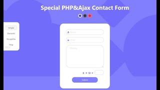 PHP Contact Form with jQuery AJAX [upl. by Salzhauer]