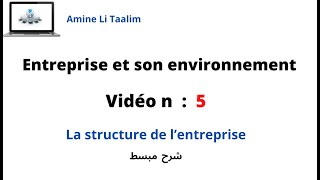 La structure de lentreprise Draija [upl. by Emmalyn]