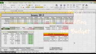 How to Make a Budget in Excel  Part 1 [upl. by Anauqcaj]