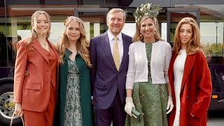 Dutch Royals unite at kings day in EmmenHet Nederlandse koningshuis viert Koningsdagroyalfamily [upl. by Dlopoel]