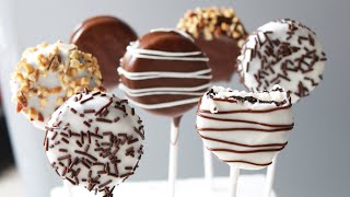 How to Make Oreo Pops  Easy Chocolate Covered Oreo Pops Recipe [upl. by Ivad857]