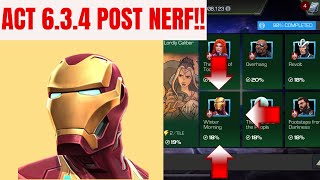 HOW TO BEAT ACT 634 POST NERF  MCOC [upl. by Assirrem]