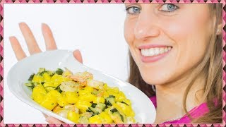 GNOCCHI di PATATE  Con Zucchine Gamberetti Zenzero e Zafferano [upl. by Sutphin]